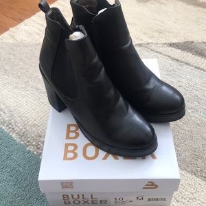 Bull Boxer Vegan Leather Platform Booties